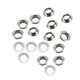 6.5mm Iron Eyelets Grommets with Aluminium Washers (Pack of 50)